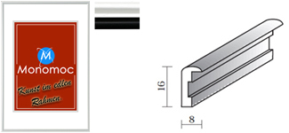 Alu Bilderrahmen M11 Antireflexglas 40x50